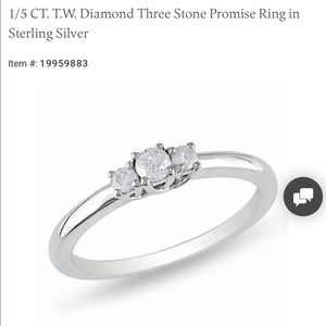 Diamond 3 stone ring
